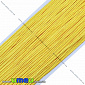 Сутажный шнур, 3 мм, Желтый, 1 м (LEN-010978)