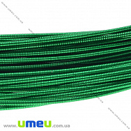 Канитель жесткая 1 мм, Зеленая, 1 уп (1 м) (KNT-037240)