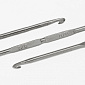 Крючок для вязания стальной CORN двусторонний 7,0 мм и 8,0 мм, 1 шт (YAR-051950)