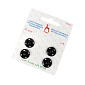 Кнопки пришивные металлические PONY, Черные, 15 мм, 1 набор (SEW-030174)