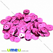 Пайетки Китай круглые граненые, 10 мм, Малиновые, 5 г (PAI-031973)