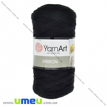 Пряжа YarnArt Ribbon 250 г, 125 м, Черная 750, 1 моток (YAR-029676)