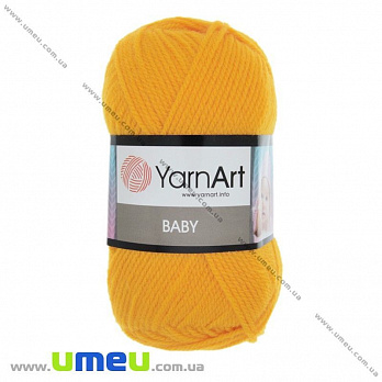 Пряжа YarnArt Baby 50 г, 150 м, Оранжевая 586, 1 моток (YAR-025249)