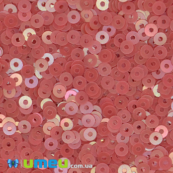 Пайетки Италия круглые плоские, 3 мм, Красные №154 Red Orientali, 3 г (PAI-039134)