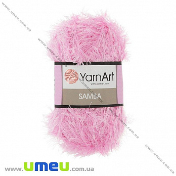 Пряжа YarnArt Samba 100 г, 150 м, Розовая светлая 2008, 1 моток (YAR-025484)