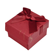 Подарочная коробочка Квадратная под кольцо, 5х5х3,5 см, Красная, 1 шт (UPK-053767)