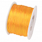 Атласный нейлоновый шнур, 1 мм, Оранжевый, 1 м (LEN-047426)
