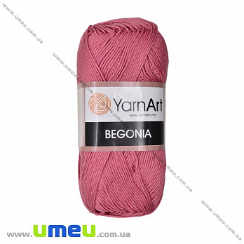 Пряжа YarnArt Begonia 50 г, 169 м, Розовая 75, 1 моток (YAR-023013)