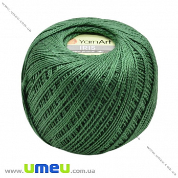 Пряжа YarnArt Iris 20 г, 138 м, Зеленая 928, 1 моток (YAR-022999)