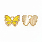 Підвіска метал. Метелик жовтий, Золото, 13х10х3 мм, 1 шт (POD-054735)