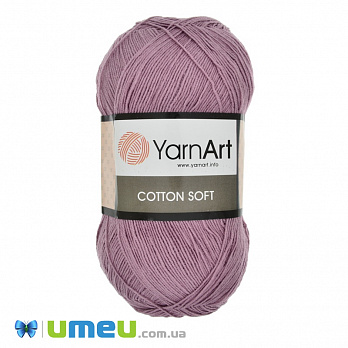 Пряжа YarnArt Cotton Soft 100 г, 600 м, Розовая (чайная роза) 65, 1 моток (YAR-038332)