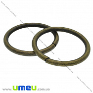 Кільце для сумки металеве, 48 мм, Антична бронза, 1 шт (BAG-034699)
