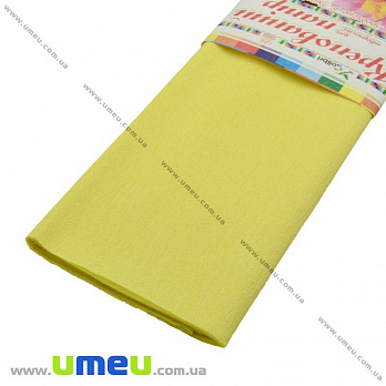 Гофрированная бумага Украина, Желтая, 0,5х2 м, 1 рулон (DIF-023811)
