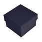 Подарочная коробочка Квадратная под кольцо, 5х5х3,5 см, Синяя, 1 шт (UPK-053784)