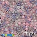 Бисер японский Miyuki круглый RR 11/0 №MIX45, Микс розовый, 5 г (BIS-045556)