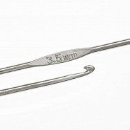 Крючок для вязания стальной CORN, 3,5 мм, 1 шт (YAR-051946)