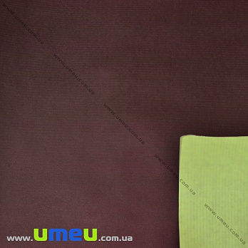 Упаковочная бумага двухсторонняя, Коричневая с салатовым, 50х100 см, 1 лист (UPK-023560)