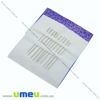 Набор иголок для шитья с увеличенным ушком №3, 10 шт микс, 1 набор (SEW-013919)