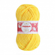 Пряжа Premium Yarn Baby Love 50 г, 60 м, Желтая 313, 1 моток (YAR-052326)