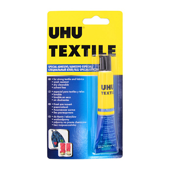 Клей UHU Textil для ткани, 19 мл, 1 шт (INS-053303)