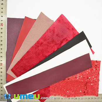 Набор тканей, Красный, 1 набор (LTH-040961)