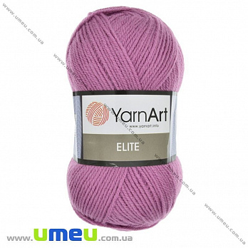 Пряжа YarnArt Elite 100 г, 300 м, Розовая темная 849, 1 моток (YAR-025377)