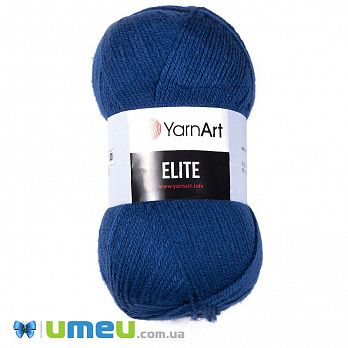 Пряжа YarnArt Elite 100 г, 300 м, Синяя 209, 1 моток (YAR-043296)