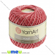 Пряжа YarnArt Violet Melange 50 г, 282 м, Червона 0091, 1 моток (YAR-022967)