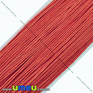 Сутажний шнур, 3 мм, Червоний, 1 м (LEN-011630)