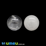Кабошон нат. камень Кварц белый, Круглый, 12 мм, 1 шт (KAB-050555)