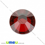 Стрази скляні неклейові SS10 (2,8 мм), Червоні темні, 10 шт (STR-015197)