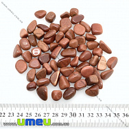 Галтовка Авантюрин Золотой песок, размер от 12 до 24 мм (мелкий), 1 шт (POD-009313)