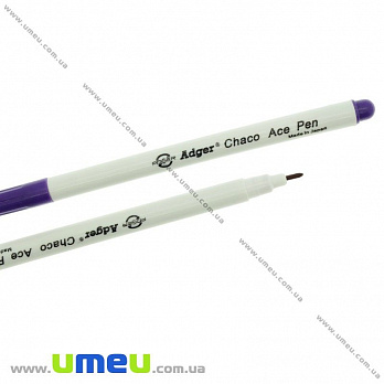 Маркер для ткани Adger исчезающий, Фиолетовый, 1 шт (SEW-023872)