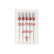 Иглы ORGAN JERSEY №60/8 для бытовых швейных машин, 5 шт, 1 набор (SEW-054949)