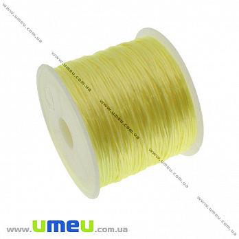 Леска эластичная волокнистая, 0,6 мм, Светло-желтая, 1 м (LES-012742)