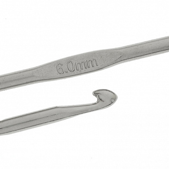Крючок для вязания стальной CORN, 6,0 мм, 1 шт (YAR-051947)