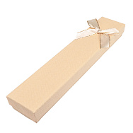 Подарочная коробочка Прямоугольная, 21х4х2,5 см, Бежевая, 1 шт (UPK-053859)