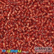 Бисер японский Miyuki Delica 11/0 DB043, Красно-оранжевый, 3 г (BIS-039999)