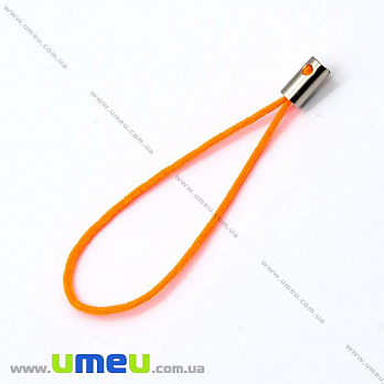 Основа для брелка на мобильный, 45 мм, Оранжевая, 1 шт (OSN-014826)