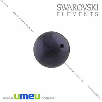 Бусина Swarovski 5810 Dark Purple Pearl, 4 мм, 1 шт (BUS-005688)