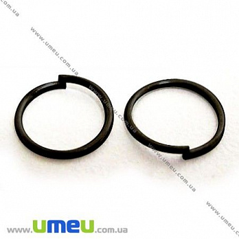 Колечки, Черные, 5 мм, толщина 0,7 мм, 50 шт (PIN-001816)