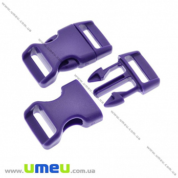 Фастекс пластиковый, 16 мм, Фиолетовый, 1 шт (ZAM-018980)