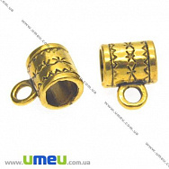 Основа для кулона Бейл, 11х8х6 мм, Античне золото, 1 шт (OSN-008500)