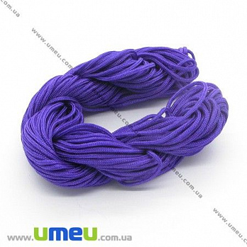 Нейлоновый шнур (для браслетов Шамбала), 1,5 мм, Фиолетовый, 1 м (LEN-003416)
