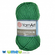Пряжа YarnArt Eco-cotton XL 200 г, 220 м, Зелена 767, 1 моток (YAR-038374)