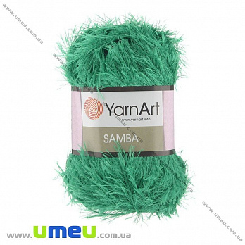 Пряжа YarnArt Samba 100 г, 150 м, Зеленая 78, 1 моток (YAR-025481)