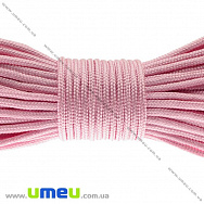 Шнур мінікорд 2 мм, Рожевий світлий, 1 м (LEN-020442)
