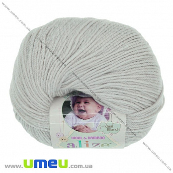 Пряжа Alize Baby Wool 50 г, 175 м, Бежевая 599, 1 моток (YAR-025239)