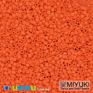 Бисер японский Miyuki Delica 15/0 DBS722, Оранжевый, 3 г (BIS-049665)