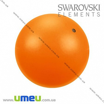 Бусина Swarovski 5810 Neon Orange Pearl, 16 мм, 1 шт (BUS-009891)